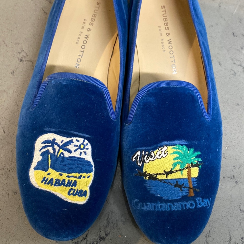 COPY - Stubbs & Wooten suede loafers